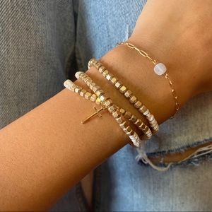 Magnetic closure cross bracelet/necklace